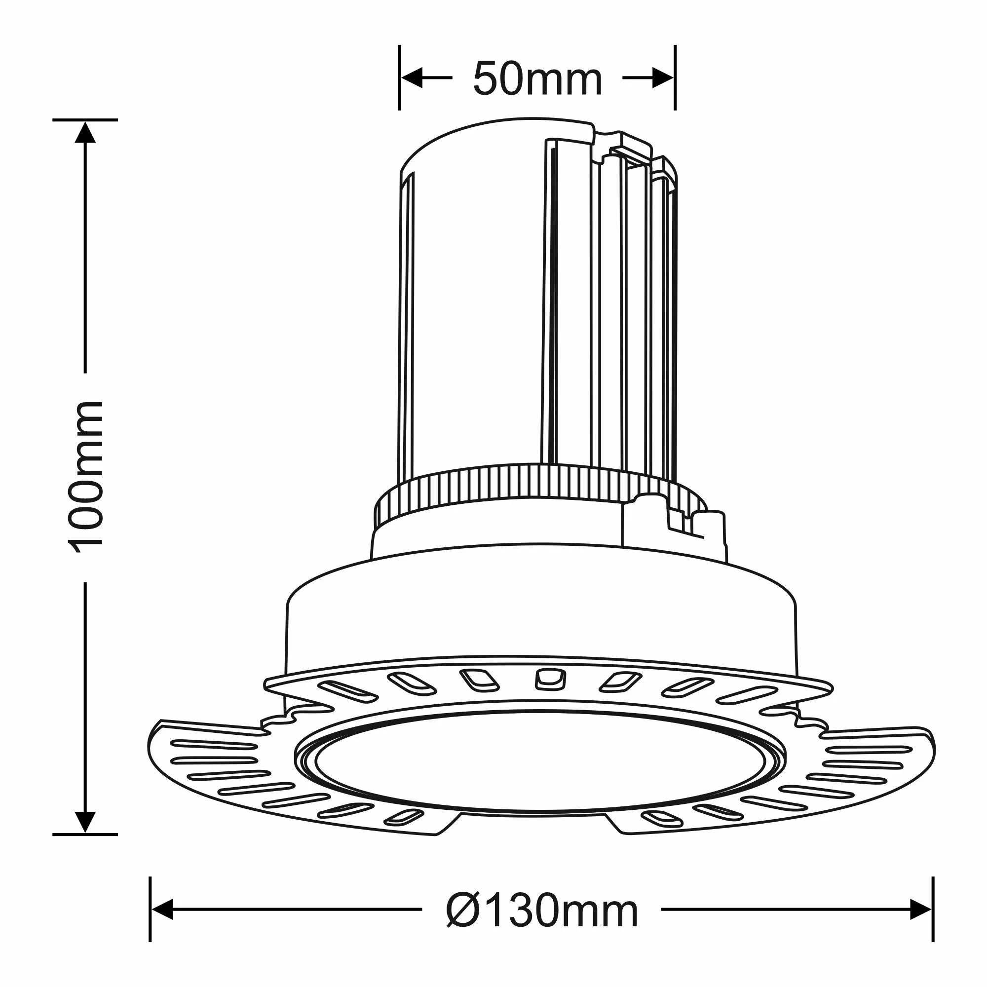 Basy 12 Recessed Ceiling Luminaires Dlux Round Recess Ceiling